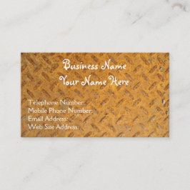 Steampunk Brass Bord Metal-effect Visitekaartjes