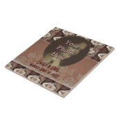 Steampunk Brass & Lace Tegeltje (Zijkant)