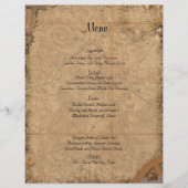  Steampunk Bride Wedding Menu (Voorkant)