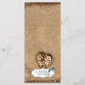  Steampunk Bride Wedding Menu (Achterkant)