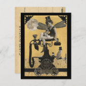 Steampunk Briefkaart (Voorkant / Achterkant)