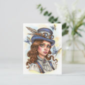 Steampunk Briefkaart (Staand voorkant)