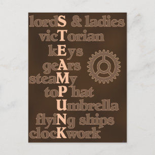 Steampunk Briefkaart