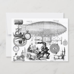 Steampunk Briefkaart