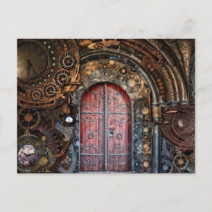 steampunk briefkaart