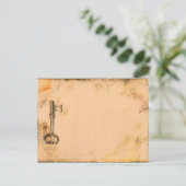 Steampunk briefkaart (Staand voorkant)