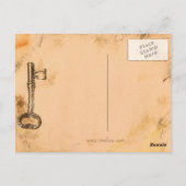 Steampunk briefkaart (Achterkant)