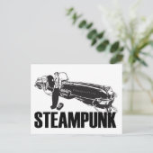 Steampunk Briefkaart (Staand voorkant)