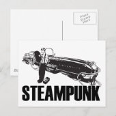 Steampunk Briefkaart (Voorkant / Achterkant)