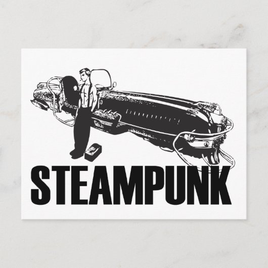 Steampunk Briefkaart (Voorkant)