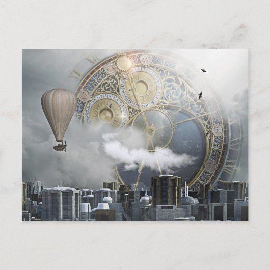 Steampunk Briefkaart (Voorkant)