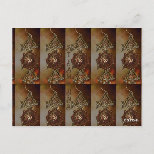 STEAMPUNK BRIEFKAART (Achterkant)