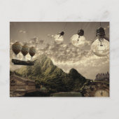 steampunk briefkaart (Voorkant)