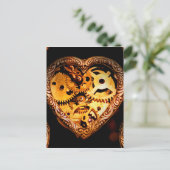 steampunk briefkaart (Staand voorkant)