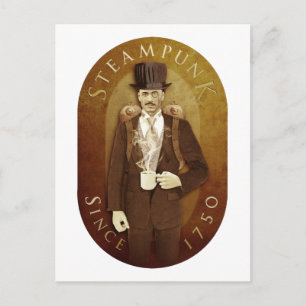 STEAMPUNK BRIEFKAART