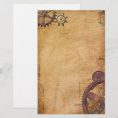 Steampunk Briefpapier (Voorkant / Achterkant)