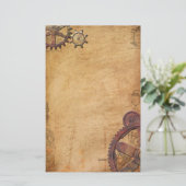 Steampunk Briefpapier (Staand voorkant)