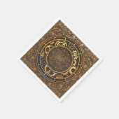 Steampunk Bronze Gears Filigree Servet (Hoek)