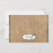  Steampunk Bruid Bruiloft Reactie Kaart (Achterkant)