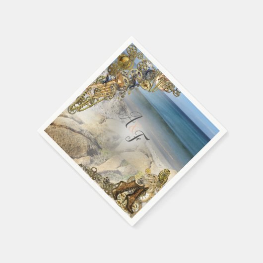 Steampunk Bruiloft door het Zee Servetten (Hoek)