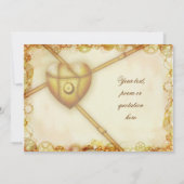 Steampunk bruiloft, uitnodiging (Achterkant)