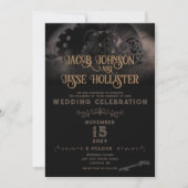 Steampunk bruiloft uitnodiging - Flat Kaart (Voorkant)