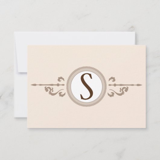 Steampunk bruiloftsreceptie kaart (Achterkant)