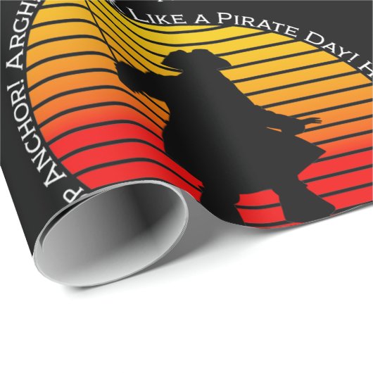 Steampunk Buccaneers praten als een piraatdag Argh Cadeaupapier (Rol Hoek)