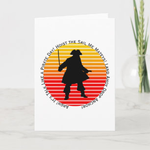 Steampunk Buccaneers praten als een piraatdag Argh Kaart