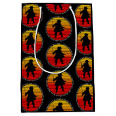 Steampunk Buccaneers praten als een piraatdag Argh Medium Cadeauzakje (Voorkant)