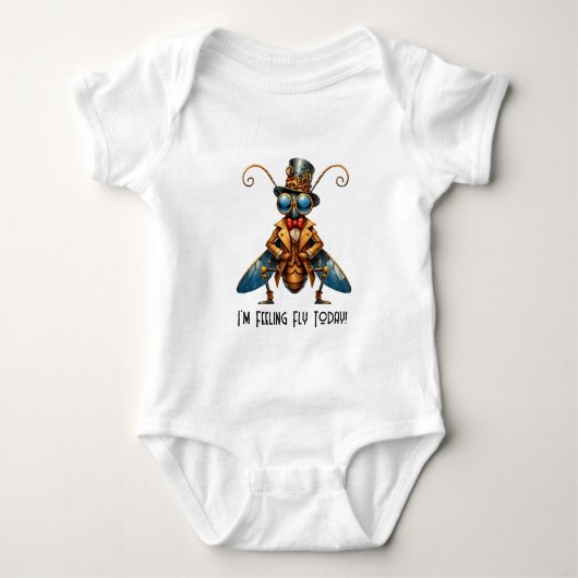 Steampunk Bug - Ik voel me goed vandaag Romper (Voorkant)