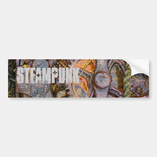 Steampunk Bumpersticker (Voorkant)