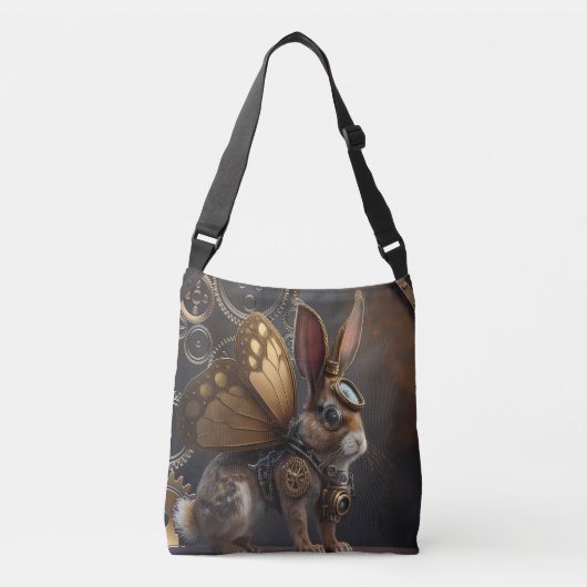 Steampunk Bunny Crossbody Tas (Voorkant)