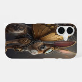 Steampunk Bunny iPhone 16 Hoesje (Achterkant horizontaal)