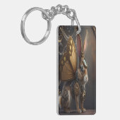 Steampunk Bunny Sleutelhanger (Voorkant Links)