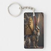 Steampunk Bunny Sleutelhanger (Voorkant)
