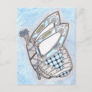 Steampunk Butterfly Briefkaart