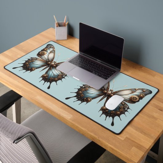 Steampunk Butterfly Desk Mat (Kantoor 2)