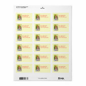 Steampunk Butterfly Etiket (Full Sheet)