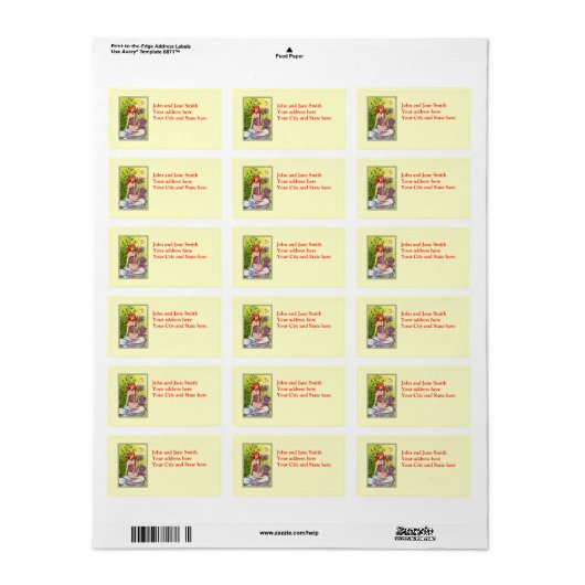 Steampunk Butterfly Etiket (Full Sheet)