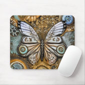 Steampunk Butterfly Muismat (Met muis)