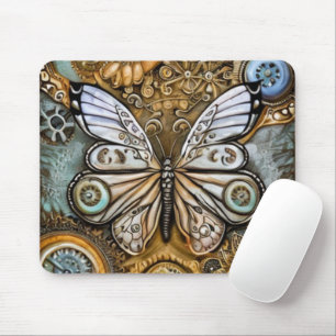 Steampunk Butterfly Muismat