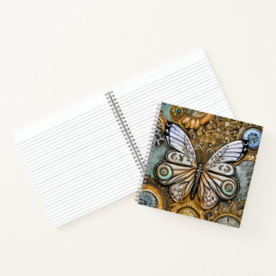 Steampunk Butterfly Notitieboek