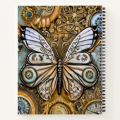 Steampunk Butterfly Notitieboek (Achterkant)