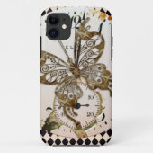 Steampunk Butterfly Round Case-Mate iPhone Case (Achterkant)