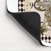 Steampunk Butterfly Round Muismat (Hoek)