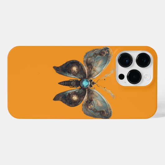 Steampunk Butterfly Shirt  iPhone Hoesje (Achterkant horizontaal)