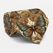 Steampunk Butterfly Stropdas - Stropdas van Mannen (Opgerold)