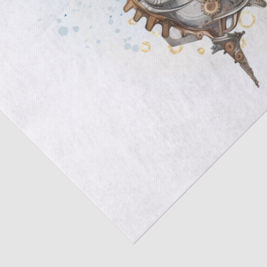 Steampunk Butterfly Tissuepapier (Detail)