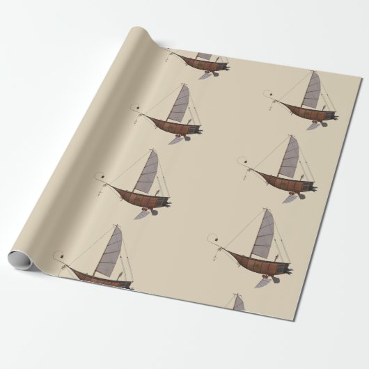 Steampunk Cadeaupapier (Uitgerold)